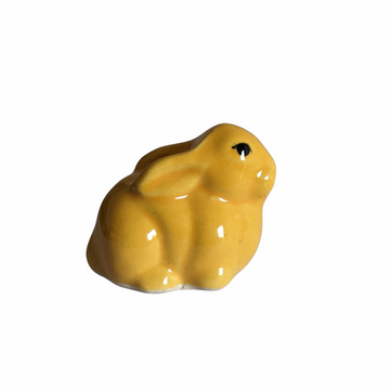 Miniature rabbit statue for garden decoration